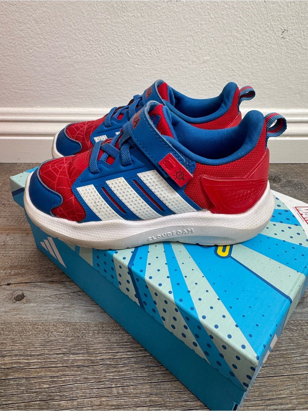 Adidas Spider-Man Lightorama Kids Shoes